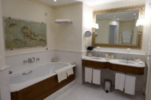 Big Marble Bathroom at Belmond Hotel Caruso