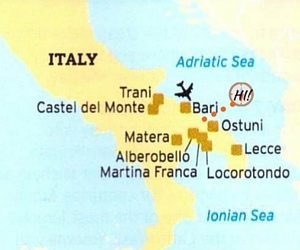 Polignano a Mare on Map