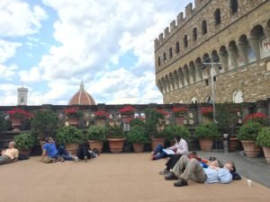 Uffizi roof Florence