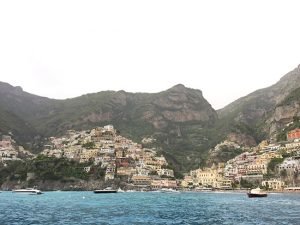 Positano from the water