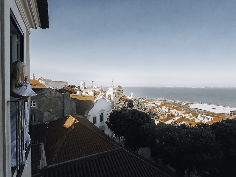 Lisbon Views From Santiago de Alfama